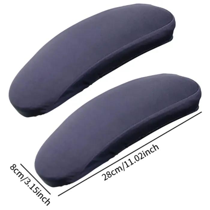 2 housses de protection amovibles pour accoudoirs de chaise de bureau, coussinets de protection lava