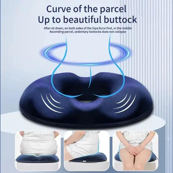 Coussin de siège de bureau en coton à mémoire de forme, coussin de décompression post-opératoire pou