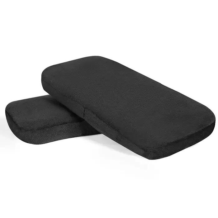1 paire d'accoudoirs ergonomiques en mousse à mémoire de forme pour chaise de bureau, accoudoirs de