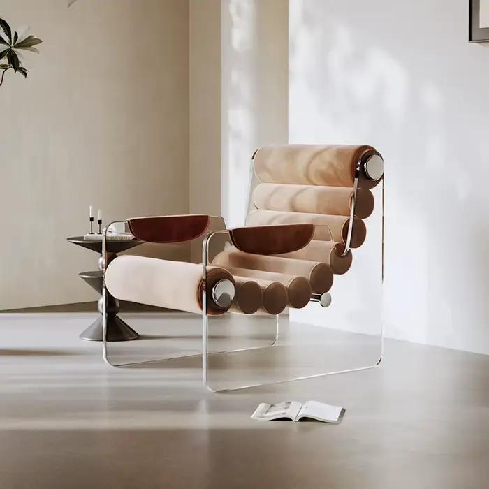 Chaises ergonomiques de luxe salon nordique salon chaises de maquillage Relax lecture unique Poltron
