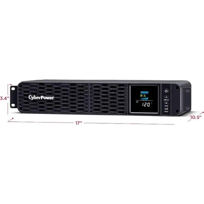CPbloody-Système UPS Sinewave PFCRM2U PDavid, VA/1000W, 8 Prises, AVR, Profondeur Courte 2U Rack16:U