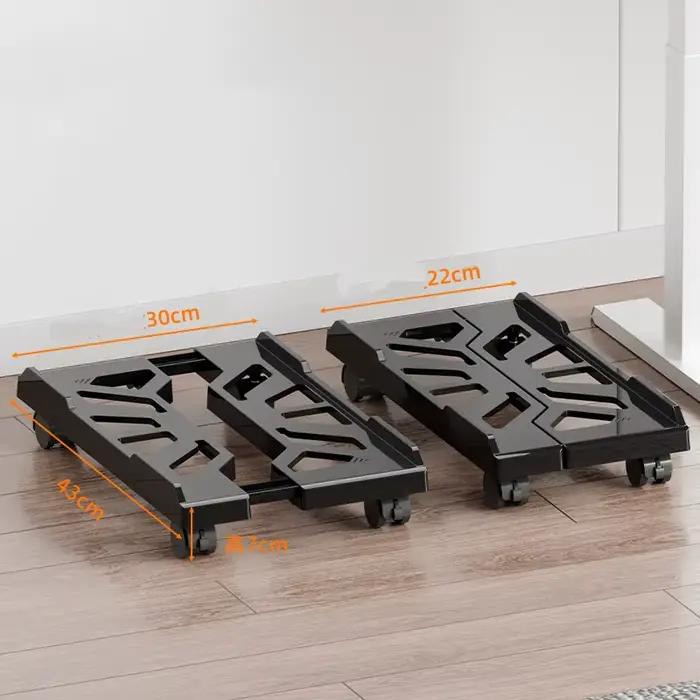 Support de tour d'ordinateur portable réglable avec roulettes, support extensible pour boîtier d'ord