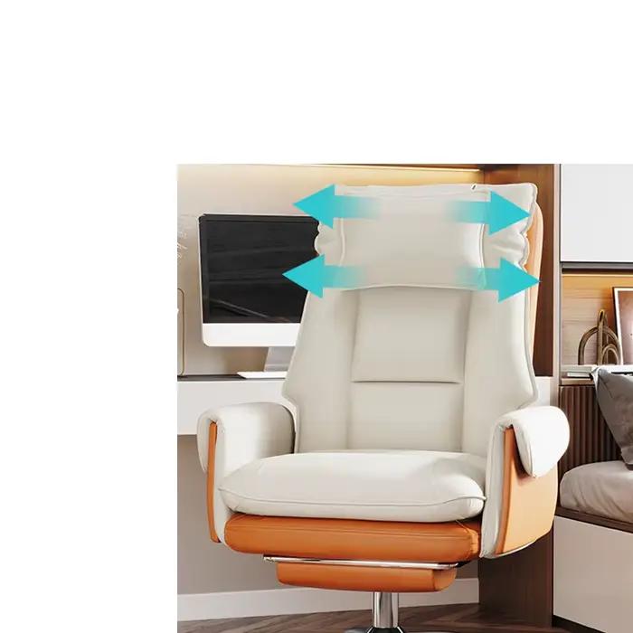 Chaise de jeu ergonomique WCG avec repose-pieds, meubles de chambre à coucher, injecteur d'ordinateu