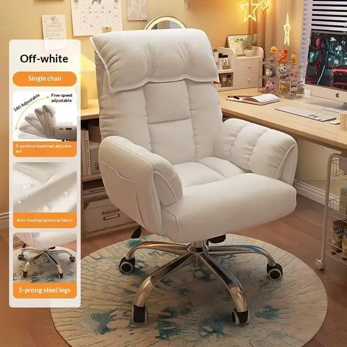 Fauteuil de bureau ergonomique pour personnes assises longtemps, support dos, réduction fatigue, design moderne, facile à entretenir, pour maison ou bureau, idéal pour améliorer la posture et réduire la tension musculaire