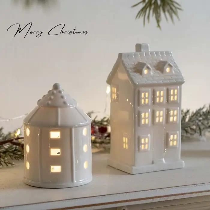 Lampe en céramique et porcelaine
