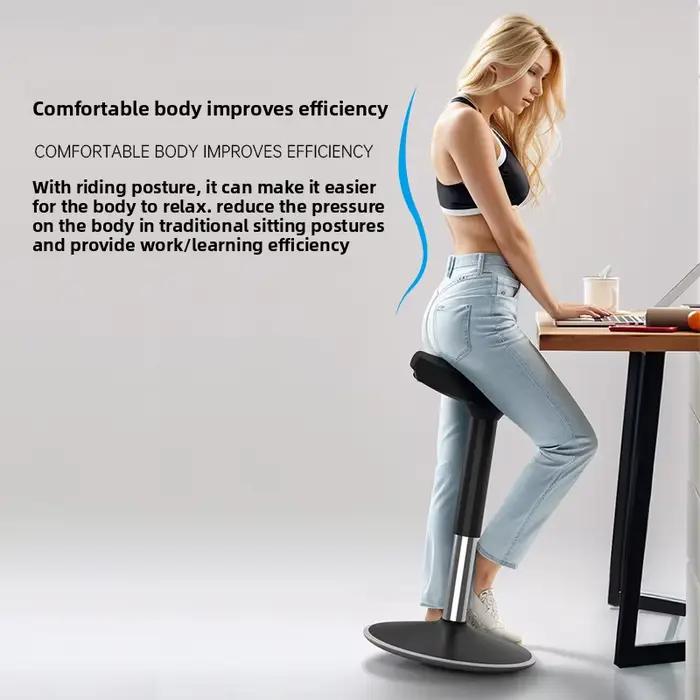 Dossier rotatif ergonomique selle confortable tabouret de bureau chaise de Bar de Style équitation