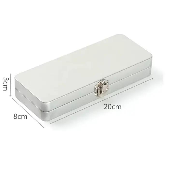 Nouvelle boîte de rangement rectangulaire en métal