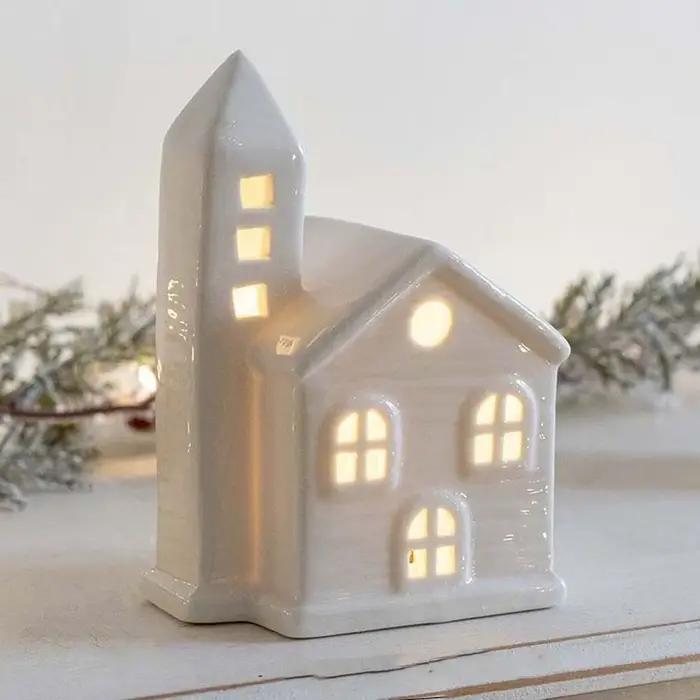 Lampe en céramique et porcelaine