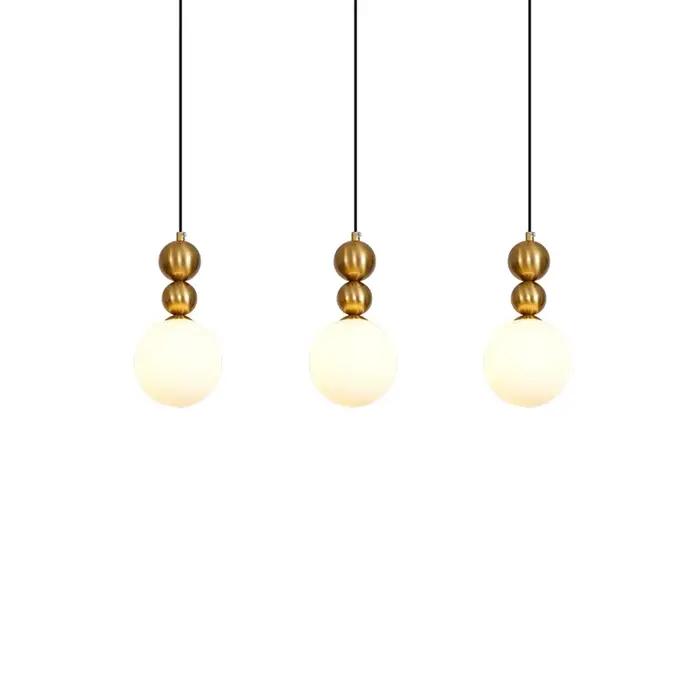 Lampe LED Suspendue en Verre au Design Nordique Moderne