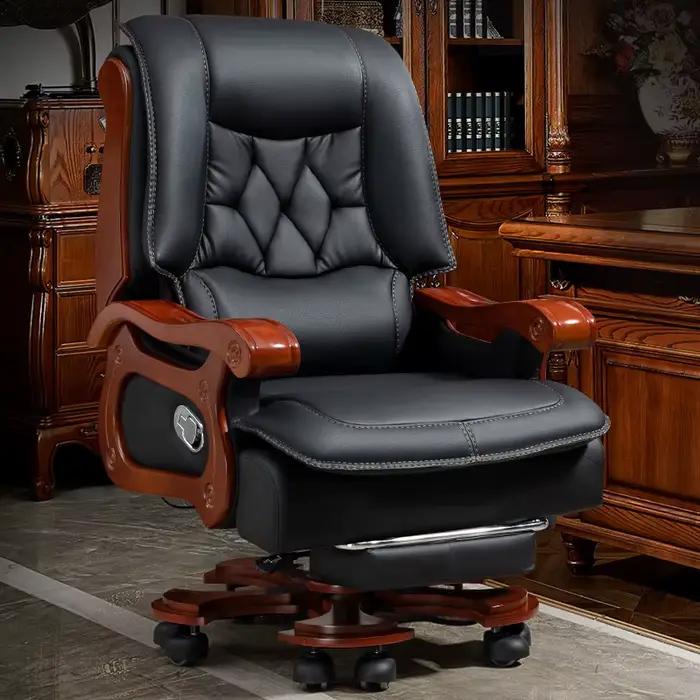Support de cou chaise de bureau ergonomique roues conception Mobile Massage