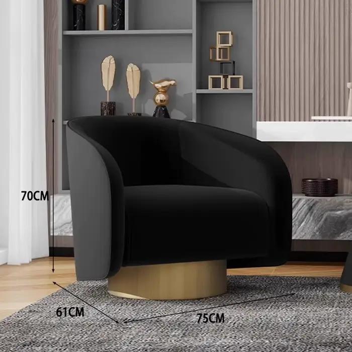 Bureau ergonomique soutien lombaire chaises noir haut dossier maquillage Salon chaise Design luxe Silla