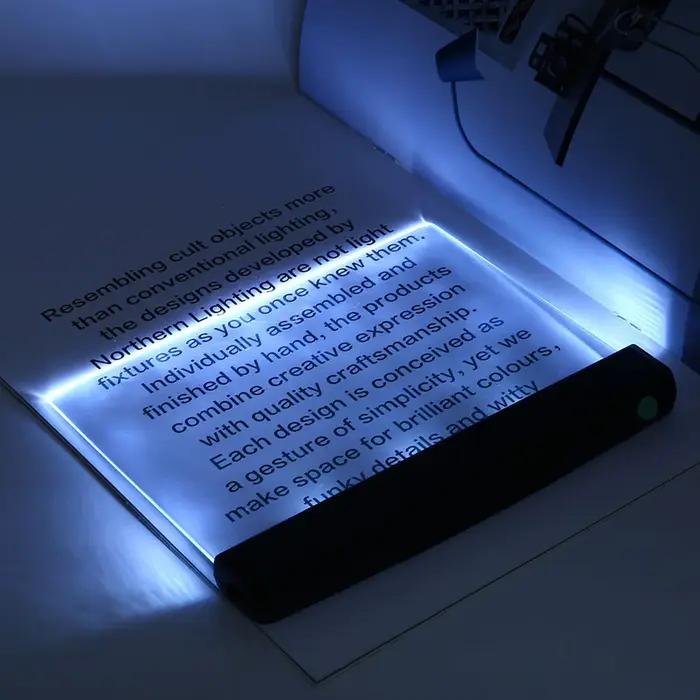 Lampe de lecture LED intelligente pour livre
