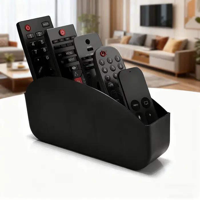 Boîte de rangement pour télécommandes avec 5 compartiments en plastique - Convient pour organiser