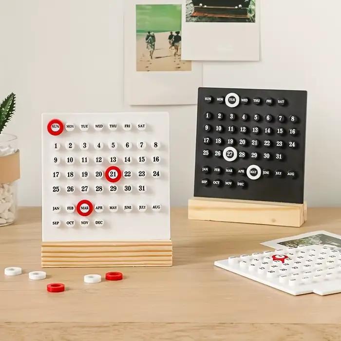 Calendrier de bureau en acrylique