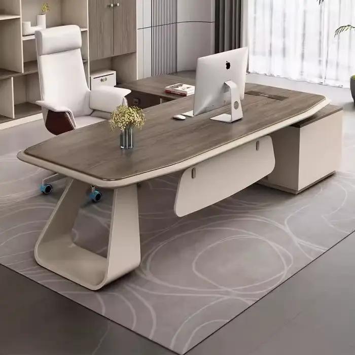Bureau debout moderne en bois pour bureau et maison luxe créatif occasionnels professionnel