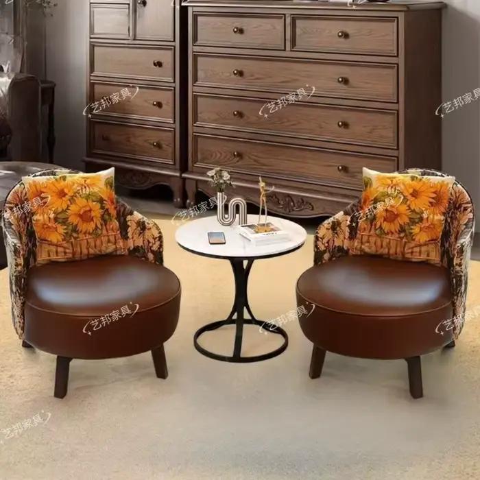 Chaises en cuir modernes accoudoir de luxe jeu ergonomique