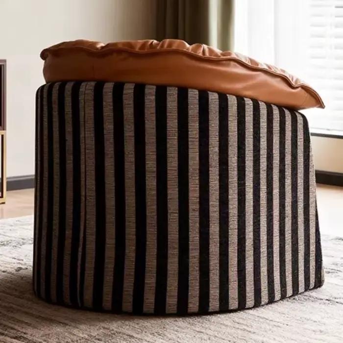 Chaises de bureau style nordique noires avec dossier de soutien