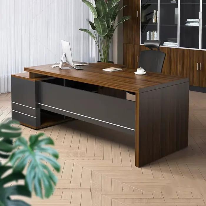 Bureau de travail en bois de luxe design moderne et minimaliste pour bureau personnel et professionnel occasions spéciales