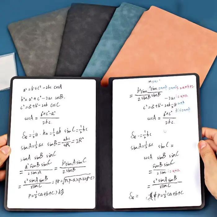 Ensemble de carnet de notes pour tableau blanc réutilisable