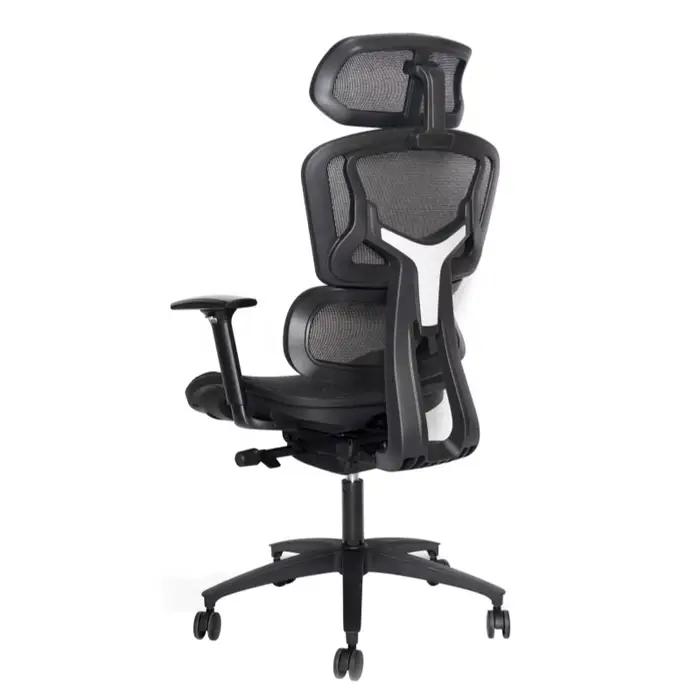 Chaise de bureau ergonomique rotative réglable