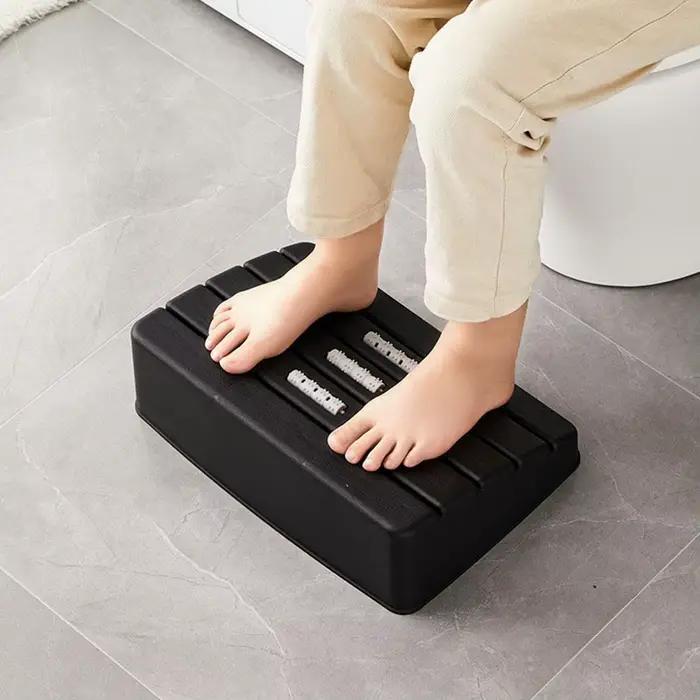 Répose-pieds de bureau moderne avec tapis de massage pour une meilleure posture et relaxation des pieds pour bureau et maison