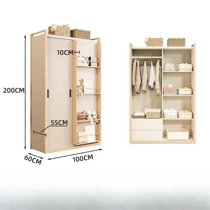 Organisateur étagères armoire tiroirs rangement tissus jean
