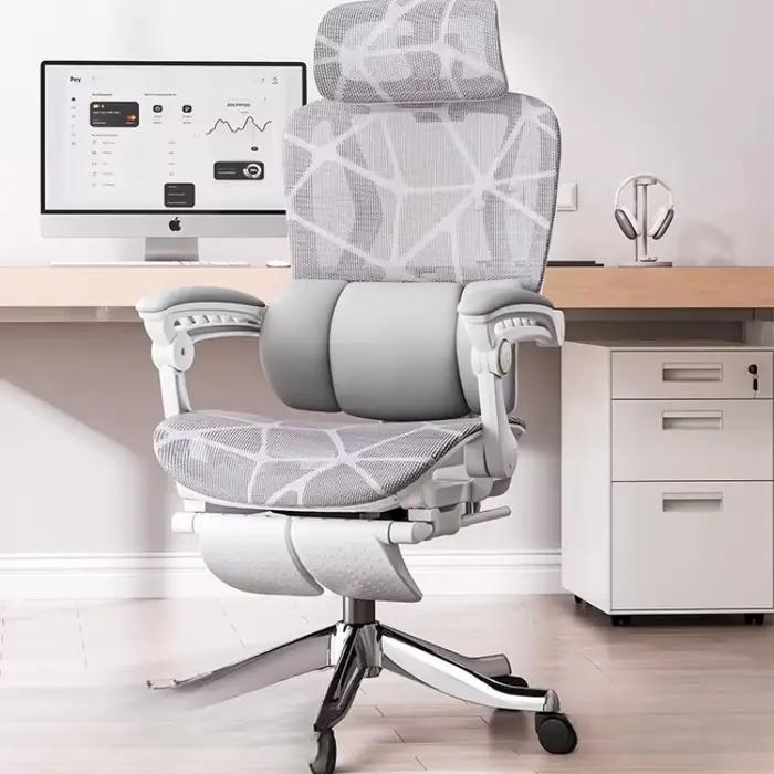 Design ergonomique chaise De bureau roues De jeu moderne luxe