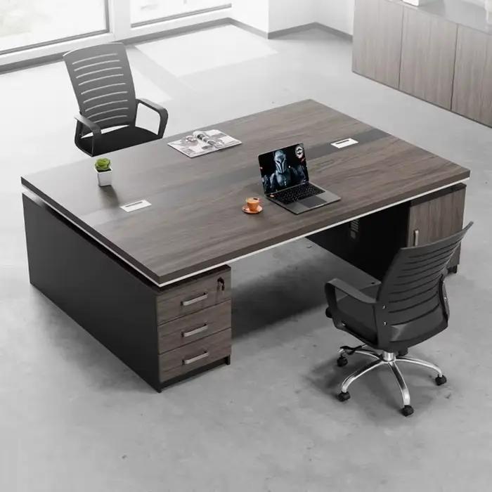 Bureau de bureau universel en bois esthétique Vintage grande taille bureau intérieur mode Escritorio Oficina salon Suite meubles