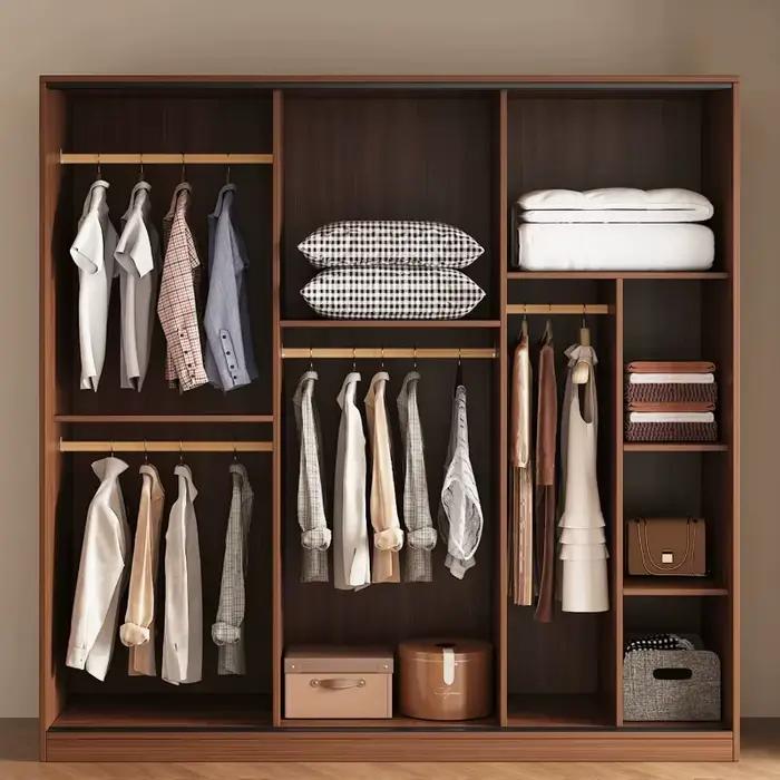 Armoire de rangement moderne de luxe avec tiroirs