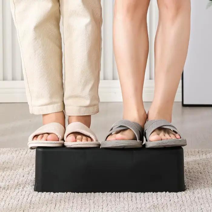 Répose-pieds de bureau moderne avec tapis de massage pour une meilleure posture et relaxation des pieds pour bureau et maison