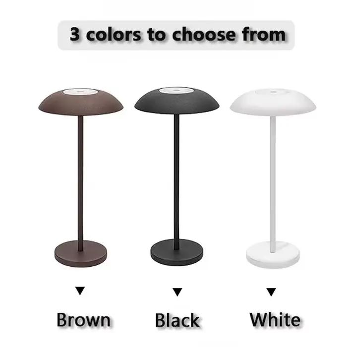 Lampe de table LED aste sans fil pour restaurant
