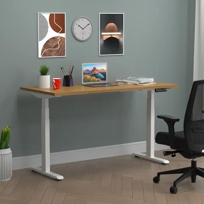Bureau Ergonomique Réglable en Hauteur pour le Travail Debout à Domicile ou au Bureau – Design Personnalisable et Parfait