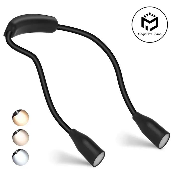 Lampe de lecture LED rechargeable par USB 360 °