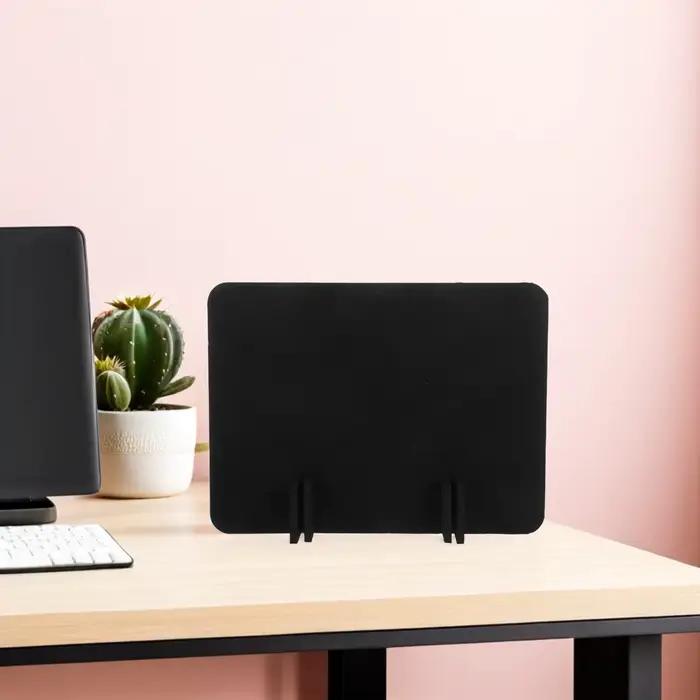 Lot de 4 panneaux de séparation de bureau en feutre 40x30cm