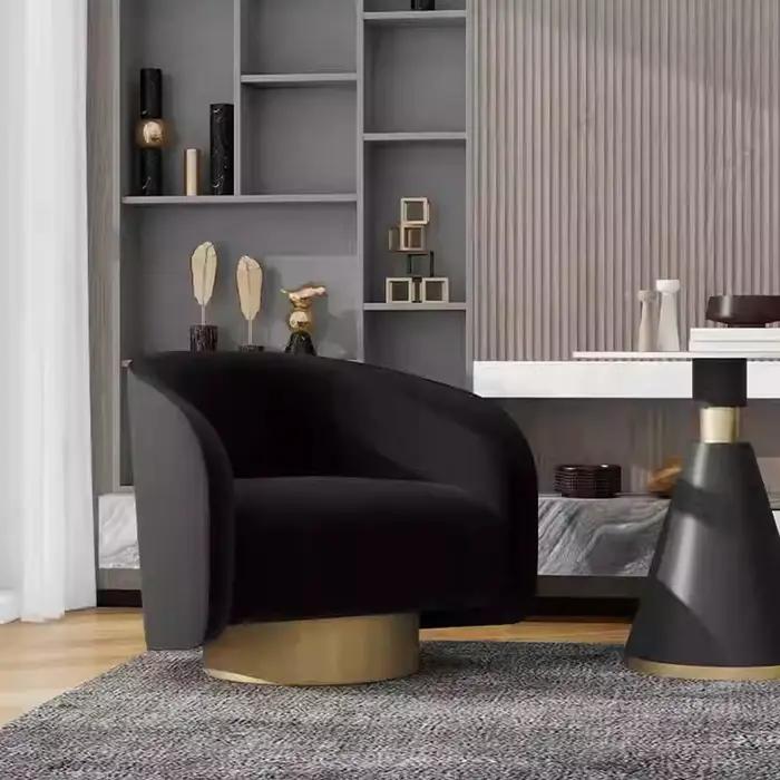 Bureau ergonomique soutien lombaire chaises noir haut dossier maquillage Salon chaise Design luxe Silla