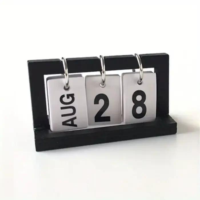 Mini calendrier de bureau debout
