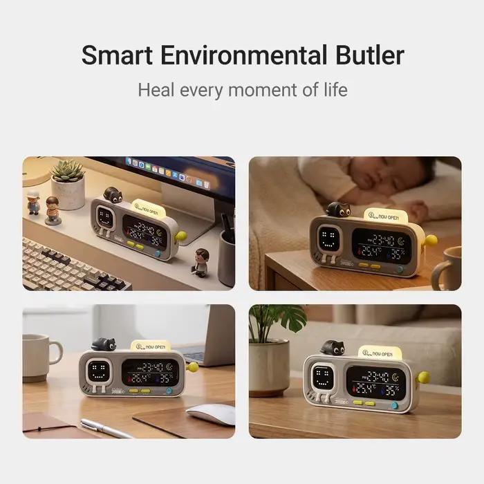 DUKA MOODA Horloge intelligente de bureau avec affichage de la température et de l'humidité