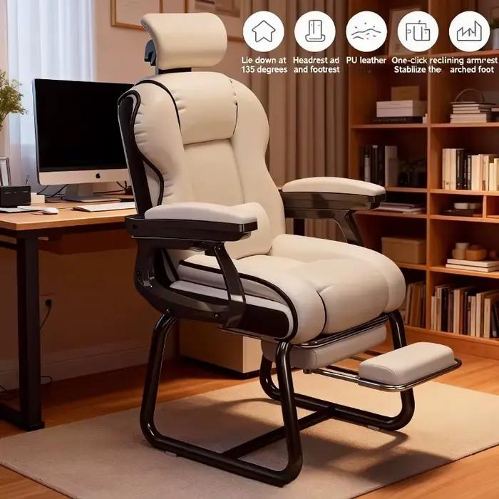 Chaise d'ordinateur en forme d'arc pour bureau confortable et soutien dos occasions spéciales gamer professionnel étudiant