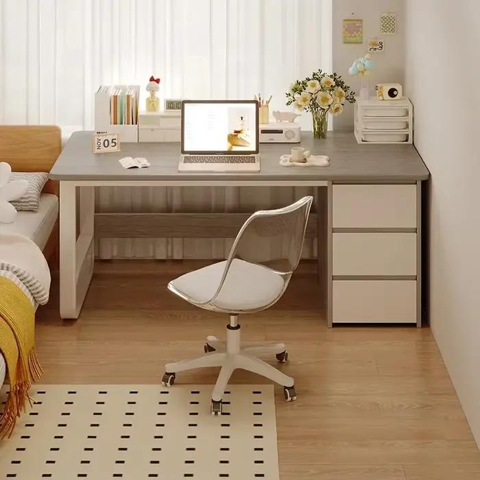 Bureau d'étude moderne avec armoire pour étudiants et professionnels diverses couleurs à offrir pour occasions spéciales