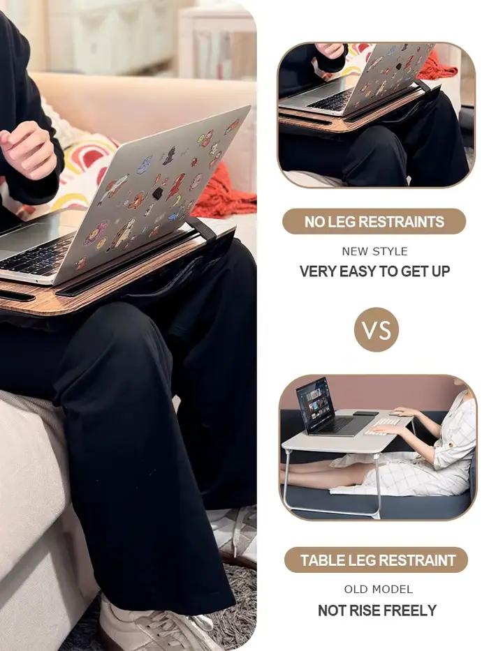 Bureau d'ordinateur portable portable pour paresseux