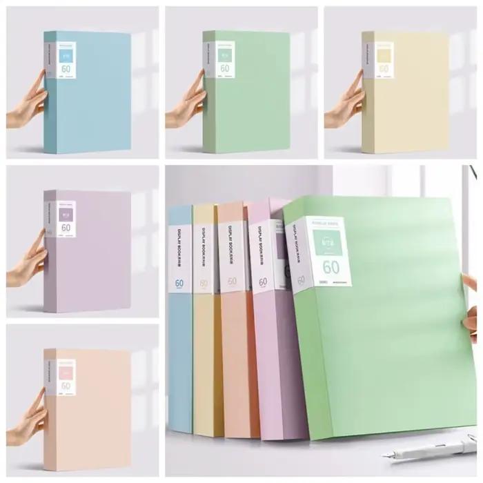 Rangement de bureau A4 organisateur de fichiers multifonctionnel couleur Morandi A4 dossier de papier étanche grande capacité porte-documents