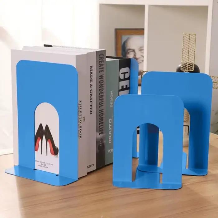 Organisateur de bureau serre-livres de bureau en forme de L