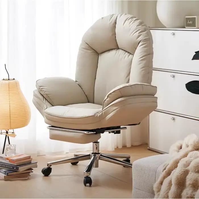 Reclimateurs pivotants chaise De bureau appui-tête repose-jambes