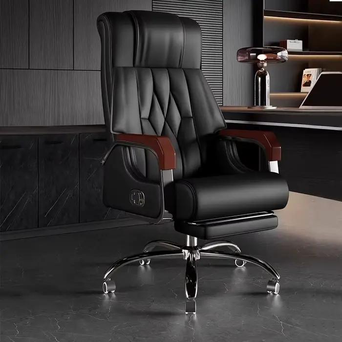 Accessoire de bureau ergonomique moderne chaise de direction élégante avec appui lombaire pour femmes et hommes occasions spéciales bureau de travail à domicile