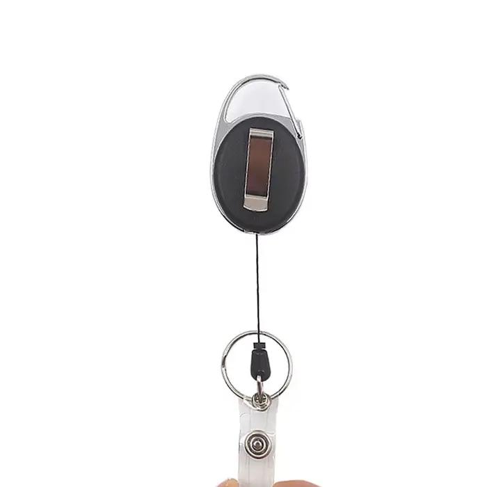 Porte-carte d'identité de bureau-porte-carte à couverture coulissante extensible et rétractable-carte d'accès