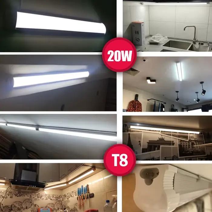 Lampe led cuisine sous meuble connecté 110v 220v