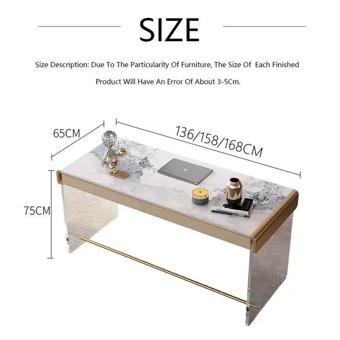 Bureau d'écriture en pierre moderne et simple