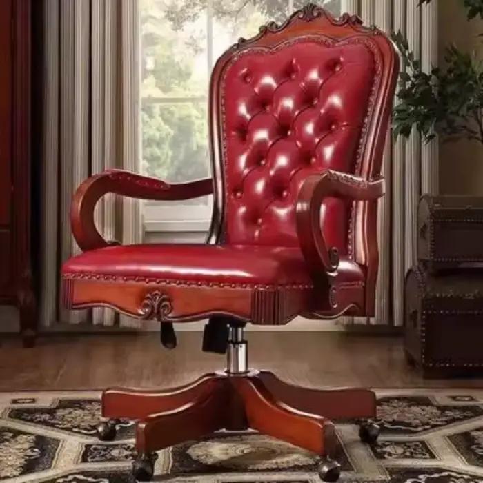Support arrière chaise De bureau Design en cuir