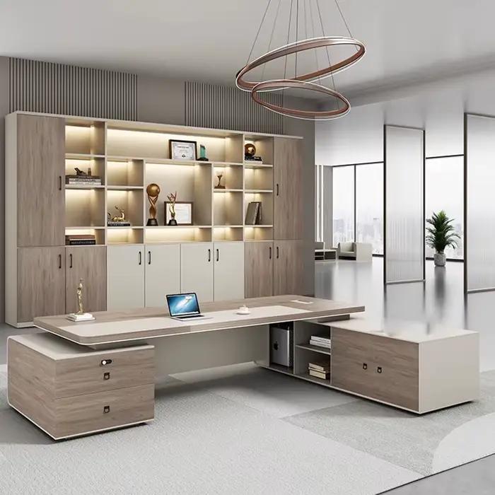 Bureau Long en forme de L