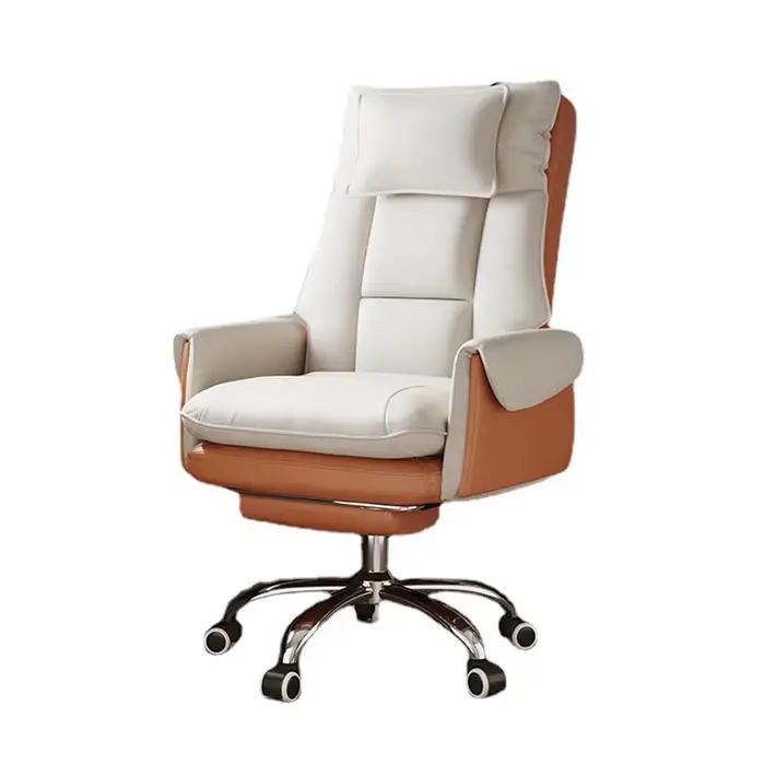 Chaise de jeu ergonomique WCG avec repose-pieds